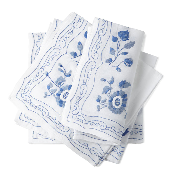 Elouise Dinner/Luncheon Napkins 20x20 (Set of 4) - Loro Lino Fine Linens