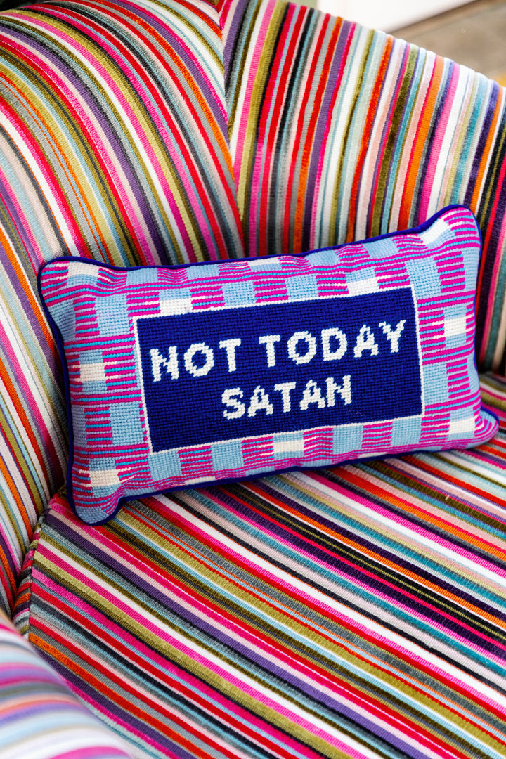 Not Today Satan - Loro Lino Fine Linens