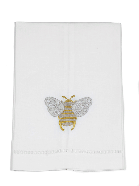 Bee Tip Towel - Loro Lino Fine Linens