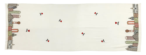 Dallas Skyline Shawl - Loro Lino Fine Linens