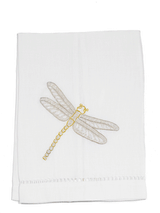 Dragonfly Tip Towel - Loro Lino Fine Linens