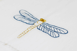 Hamptons Dragonfly Tissue Box Cover - Loro Lino Fine Linens
