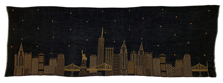 New York Skyline Shawl - Loro Lino Fine Linens